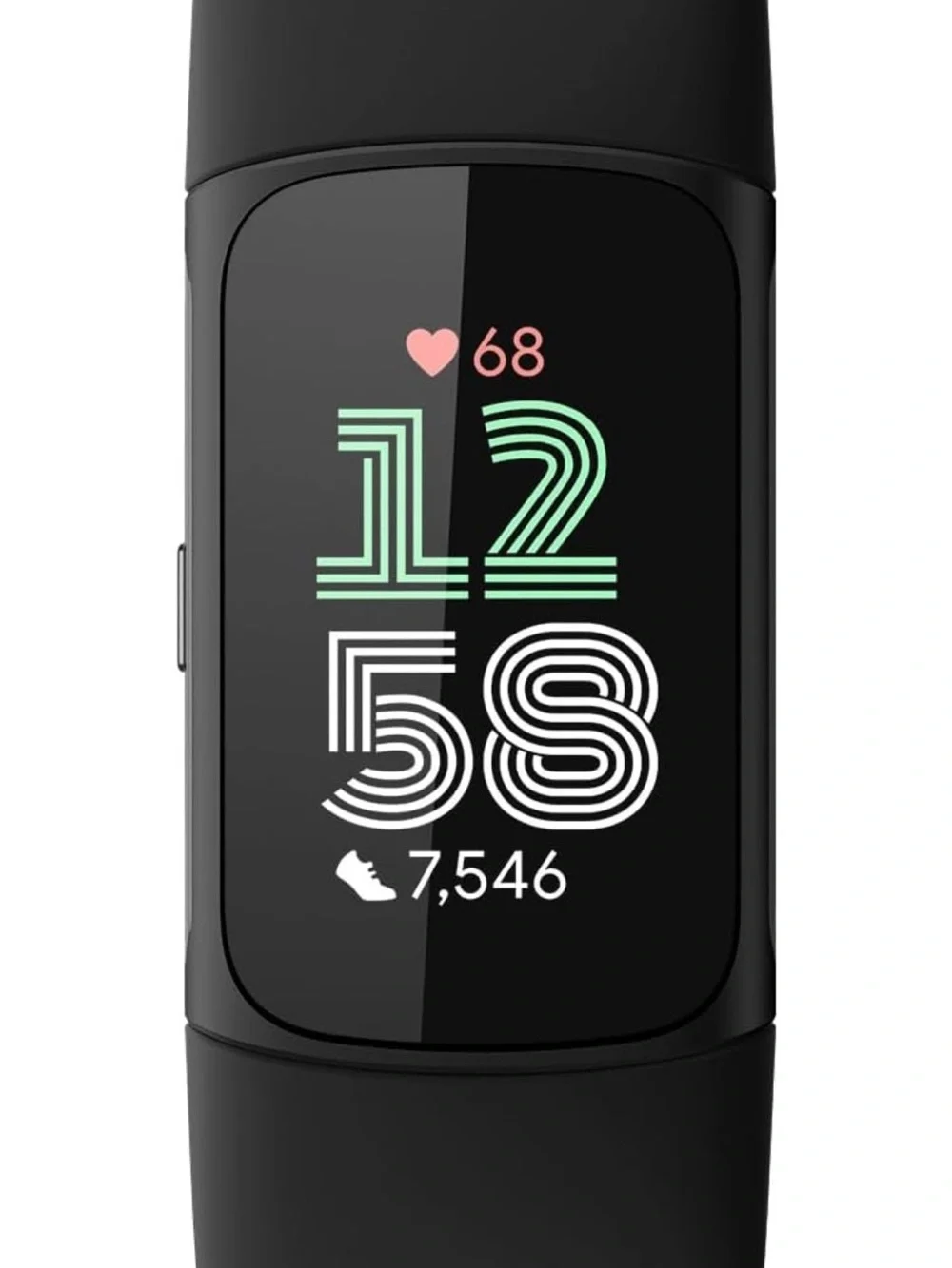 New Google Fitbit Charge 6 - Fitness Tracker - Obsidian/Black